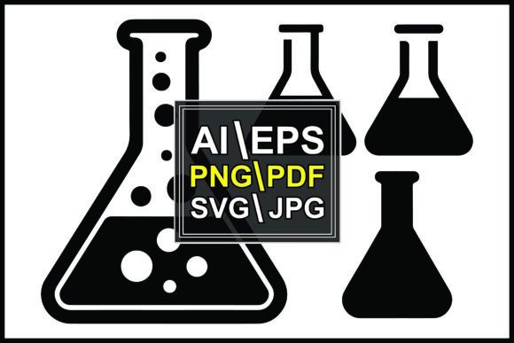 Black Laboratory Flask Beaker Test Tube: A Designer's Guide