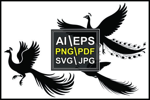 Black Peacocks Flying: Dynamic Feathers for Bold Design