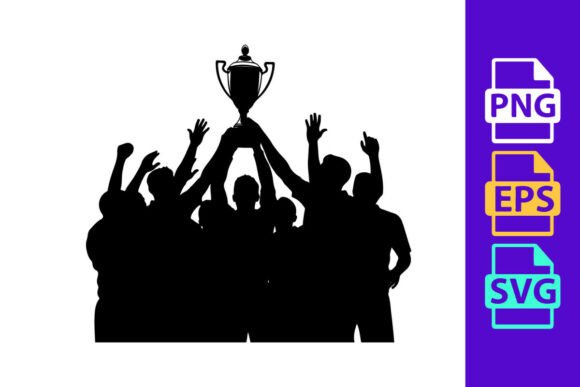 Celebrate Every Goal: The Energy of Football Silhouettes