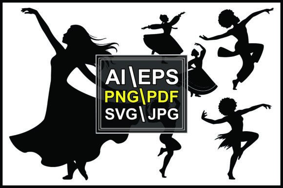 Dynamic Dance Silhouettes for Creative Projects