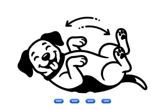 Playful Dog Belly Rub SVG: A Designer's Guide to This Charming Asset
